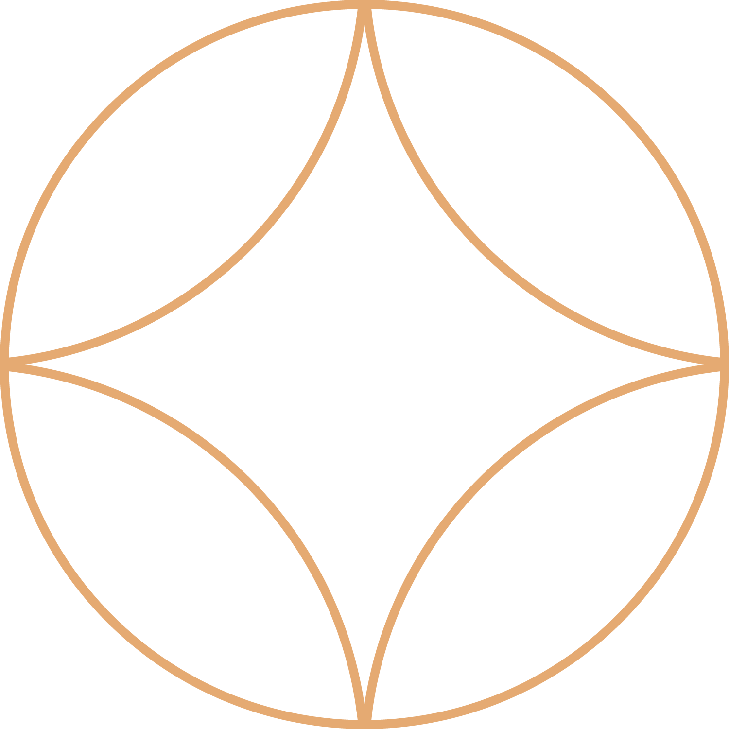 Golden's simplified overlapping-circle outline mark.