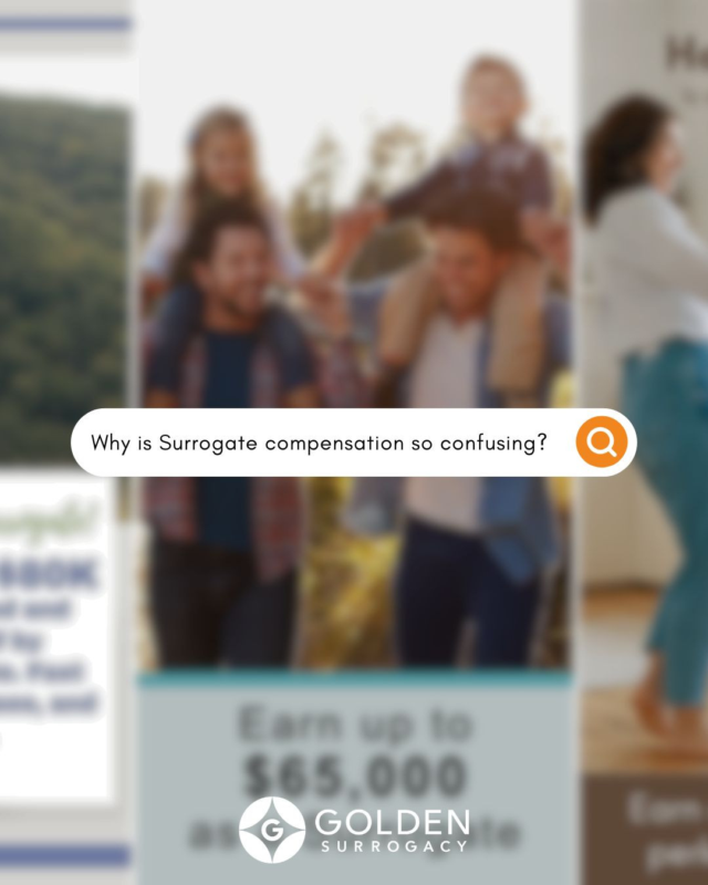 Surrogate compensation can feel confusing, and you are not alone if you’ve ever wondered why. Many advertised figures, like “up to $80,000,” don’t always tell the full story. Hidden costs, incidentals like lost wages or medications, and differences between reimbursements and actual take-home pay can all affect the final number.⁠
⁠
At Golden, we prioritize transparency and empower our Surrogates with a clear breakdown of compensation from the start. Knowing what to expect helps you make informed decisions and ensures your journey is supported every step of the way.⁠
⁠
Understanding your compensation isn’t just about numbers, it’s about feeling confident, informed, and respected as you help create families.⁠
⁠
Check out the full blog to learn more about navigating Surrogate compensation (🔗 in bio)!⁠
⁠
#GoldenSurrogacy #EveryoneDeservesAFamily #becomeasurrogate #surrogacy #surrogate #GoldenSurrogate #surrogacystory #surrogacyjourney #surrogatefamily #surrogacyrocks #gestationalsurrogacy #proudsurrogate #surrogacyagency #intendedparents #family #fertility #lgbtq #lgbt