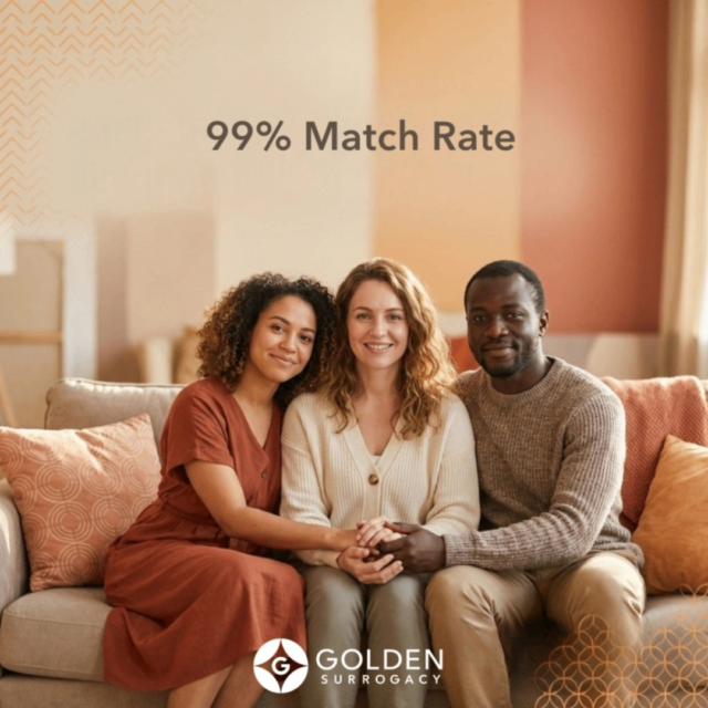 Worried if you’ll ever truly find the right match as an Intended Parent or future Surrogate? You are not alone: and at Golden Surrogacy, we get it. We know this journey is deeply personal and sometimes overwhelming. 

That’s why we’re proud of our 99% successful match rate, among the highest in the US. Our mission-driven team, founded by former Intended Parents Adam & Frank Golden, uses both lived experience and expert insight to guide you with empathy, clarity, and expertise every step of the way.

Here’s what to keep in mind:
➡️ Comprehensive and ethical Surrogate matching: no shortcuts, just full support.

➡️ Inclusive, transparent process for ALL families: single, coupled, LGBTQ+ and more.

➡️ 100% journey management so you can focus on building your family, not paperwork!

Have questions about Surrogacy? Message us today and let’s talk!

#Surrogacy #SurrogacyJourney #FamilyBuilding #Surrogates #IntendedParents #BecomeASurrogate #IVF #SurrogacyAgency #EthicalSurrogacy #GoldenSurrogate #Fertility #SurrogateLife #GestationalSurrogate #GoldenSurrogacy #EveryoneDeservesAFamily