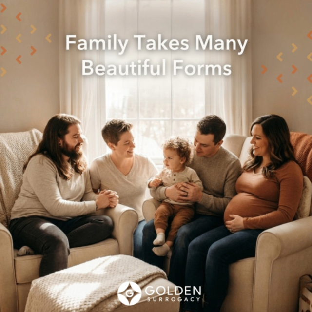 No matter what your family looks like, your path is worthy and your journey matters. At Golden Surrogacy, we celebrate every Intended Parent and Gestational Surrogate, honoring all types of families: from LGBTQ+ couples to single parents, or anyone dreaming of parenthood. 

Here's what to keep in mind:
➡️ True belonging means welcoming all stories and backgrounds
➡️ Our team has lived your questions: we guide you with empathy, clarity, and expertise every step
➡️ You can expect transparent, compassionate care at every turn

We handle these details so you can focus on what matters most: building your family. Because Everyone Deserves a Family.

What does inclusivity mean to you in your family-building journey? Share your thoughts below.

#Surrogacy #SurrogacyJourney #FamilyBuilding #Surrogates #IntendedParents #BecomeASurrogate #IVF #SurrogacyAgency #EthicalSurrogacy #GoldenSurrogate #Fertility #SurrogateLife #GestationalSurrogate #GoldenSurrogacy #EveryoneDeservesAFamily