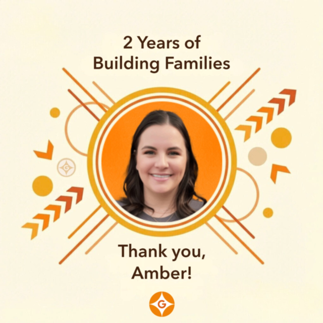 Today is Amber's 2nd anniversary at Golden! As our Program Coordinator, Amber brings energy, dedication, and heart to every journey she supports.⁠

Over the past two years, Amber has been instrumental in guiding numerous surrogacy journeys from matching through pregnancy and beyond. Her enthusiasm for celebrating each milestone, from positive pregnancy tests to birth announcements, makes her an invaluable part of Team Golden. Amber's attention to detail and genuine care for both Surrogates and Intended Parents ensure that every journey she coordinates runs smoothly.

Golden Surrogacy is so lucky to have Amber on our team, and we can't thank her enough for all the incredible work she's done these past two years. Here's to many more milestones, Amber!🧡⁠
⁠
 #WorkAnniversary#EmployeeRecognition #CompanyCulture #PeopleFirst #GoldenSurrogacy