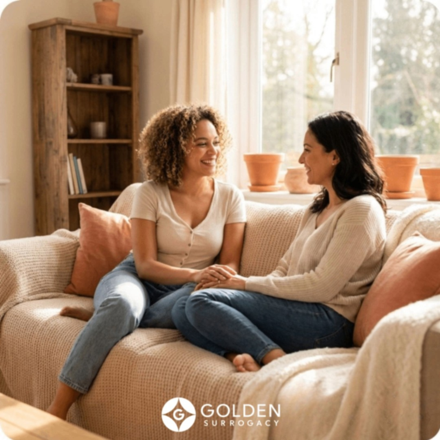 The surrogacy journey is all about connection and trust. Whether you're an Intended Parent dreaming of building your family or a Surrogate ready to help make that dream possible, it takes a special kind of support to walk this path. You are not alone, and your feelings matter. 🧡

Here's what to keep in mind:

➡️ Every journey is unique and deserves compassion.

➡️ Open communication and honesty set the foundation.

➡️ We match Intended Parents and Surrogates with care, aiming for real cohesion and a smooth experience.

Our lived experience guides everything we do. We handle the details so you can focus on enjoying your journey. We're here for every question, big or small. Questions about how the matching process works? Just ask below or DM us! 🧡

#GoldenSurrogacy #SurrogacyJourney #FamilyBuilding #Surrogates #IntendedParents